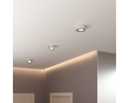 Сделать заказ Встраиваемый светильник Elektrostandard Pruno белый/серебро 8W 4200К (25080/LED)| VIVID-LIGHT.RU