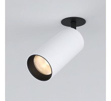 Встраиваемый светильник Elektrostandard Diffe белый/черный 15W 4200K (25066/LED)