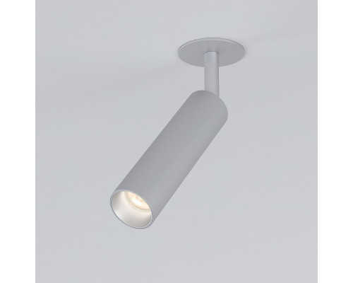 Купить Встраиваемый светильник Elektrostandard Diffe серебряный 8W 4200K (25040/LED)| VIVID-LIGHT.RU