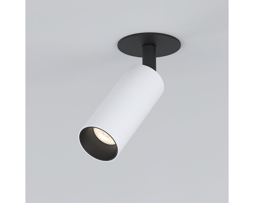 Купить Встраиваемый светильник Elektrostandard Diffe белый/черный 8W 4200K (25039/LED)| VIVID-LIGHT.RU