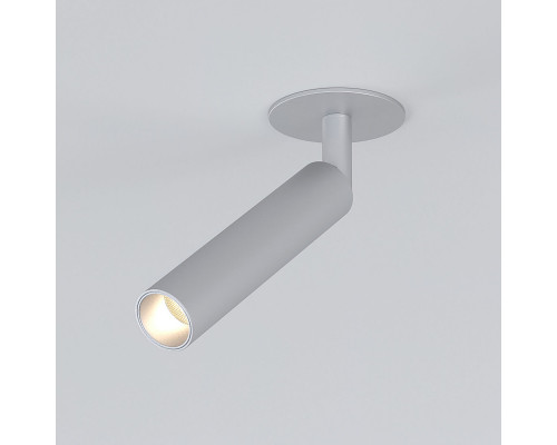 Купить Встраиваемый светильник Elektrostandard Diffe серебряный 5W 4200K (25027/LED)| VIVID-LIGHT.RU
