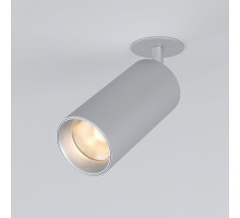 Встраиваемый светильник Elektrostandard Diffe серебряный 15W 4200K (25066/LED)