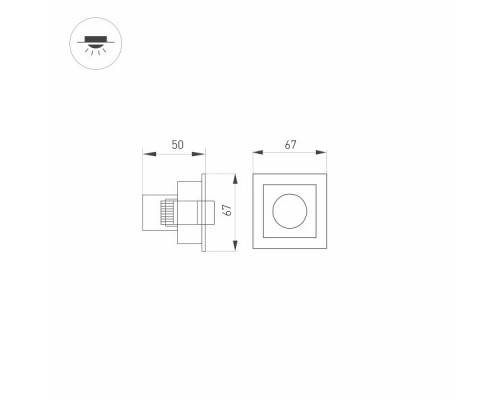 Оформить заказ Встраиваемый светильник Arlight 037205| VIVID-LIGHT.RU