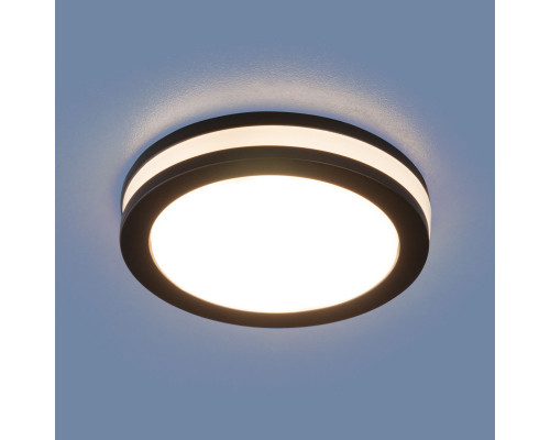 Сделать заказ Встраиваемый светильник Elektrostandard DSKR80 5W 3300K чёрный| VIVID-LIGHT.RU