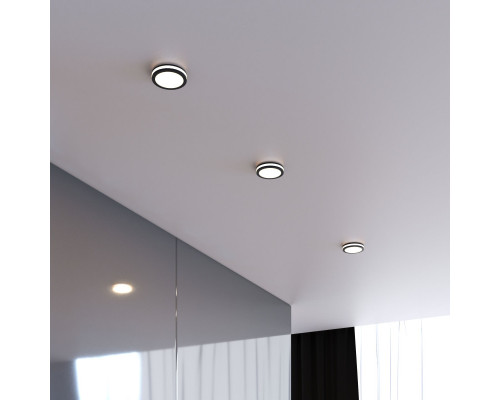 Сделать заказ Встраиваемый светильник Elektrostandard DSKR80 5W 3300K чёрный| VIVID-LIGHT.RU