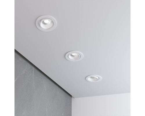 Сделать заказ Встраиваемый светильник Elektrostandard 15267/LED 7W 3000K WH/WH белый/белый| VIVID-LIGHT.RU