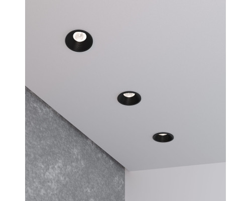 Купить Встраиваемый светильник Elektrostandard 25028/LED 7W 4200K BK черный| VIVID-LIGHT.RU