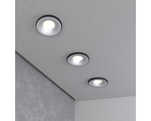 Сделать заказ Встраиваемый светильник Elektrostandard 118 MR16 серебро/черный| VIVID-LIGHT.RU