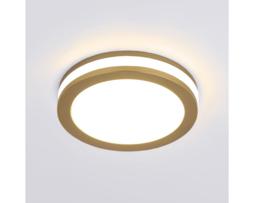 Сделать заказ Встраиваемый светильник Elektrostandard DSKR80 5W 4200K SGD золото матовый| VIVID-LIGHT.RU