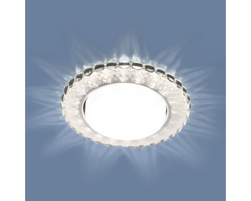 Заказать Встраиваемый светильник Elektrostandard 3034 GX53 SL/WH зеркальный/белый| VIVID-LIGHT.RU