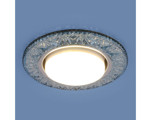 Оформить заказ Встраиваемый светильник Elektrostandard 3022 GX53 BL лазурный| VIVID-LIGHT.RU