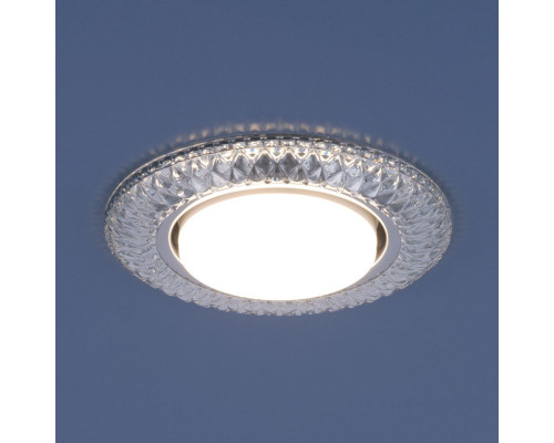 Купить Встраиваемый светильник Elektrostandard 3020 GX53 CL прозрачный| VIVID-LIGHT.RU