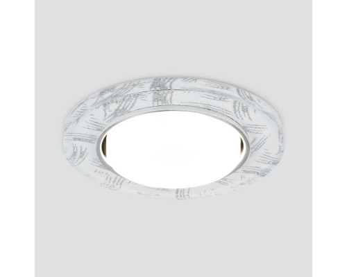 Сделать заказ Встраиваемый светильник Elektrostandard 1062 GX53 WH/SL белый/серебро| VIVID-LIGHT.RU