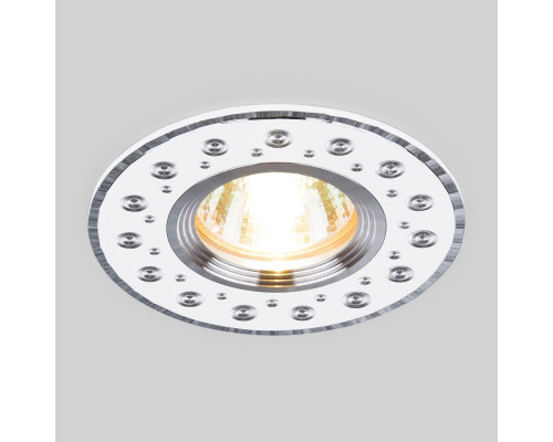 Купить Встраиваемый светильник Elektrostandard 2008 MR16 WH белый| VIVID-LIGHT.RU