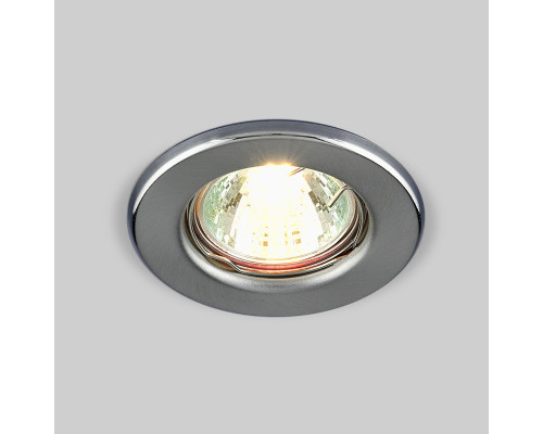 Купить Встраиваемый светильник Elektrostandard 9210 MR16 SCH хром сатинированный| VIVID-LIGHT.RU