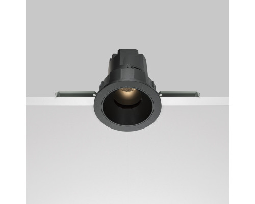 Оформить заказ Встраиваемый светильник Maytoni Technical DL057-7W3K-B| VIVID-LIGHT.RU