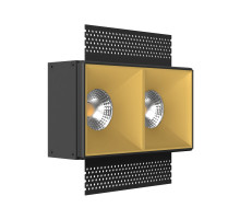 Встраиваемый светильник LeDron RISE SQ H KIT2 Gold