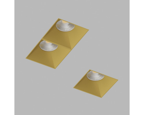 Заказать Встраиваемый светильник LeDron RISE SQ H KIT2 Gold| VIVID-LIGHT.RU