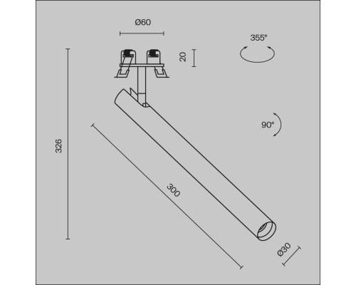 Заказать Встраиваемый светильник Maytoni Technical C141RS-L300-6W3K-W| VIVID-LIGHT.RU