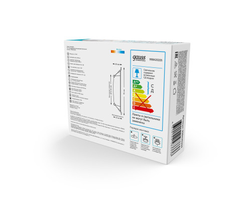 Заказать Встраиваемый светильник Gauss 998420205| VIVID-LIGHT.RU