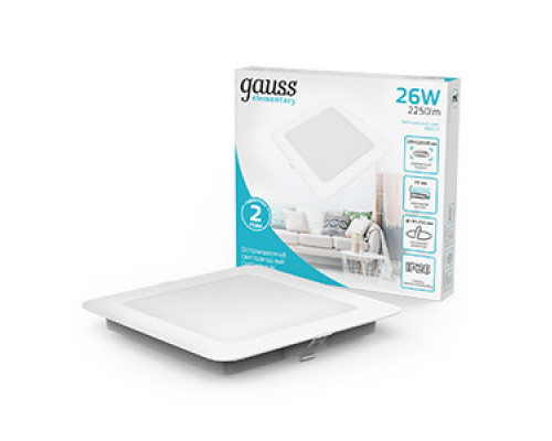 Заказать Встраиваемый светильник Gauss 998520224| VIVID-LIGHT.RU