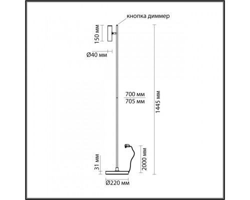Сделать заказ Торшер Odeon Light 6643/5FL| VIVID-LIGHT.RU