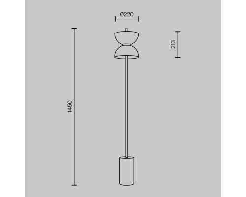 Заказать Торшер Maytoni MOD178FL-L11B3K| VIVID-LIGHT.RU