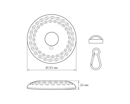 Оформить заказ Фонарь Gauss GF004| VIVID-LIGHT.RU