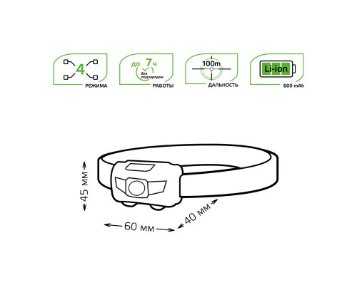 Заказать Фонарь Gauss GF405| VIVID-LIGHT.RU