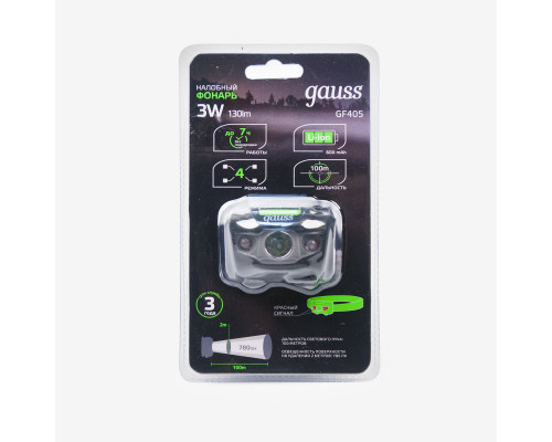 Заказать Фонарь Gauss GF405| VIVID-LIGHT.RU