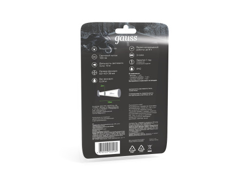 Сделать заказ Фонарь Gauss GF306| VIVID-LIGHT.RU