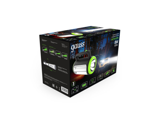 Купить Фонарь Gauss GF603| VIVID-LIGHT.RU