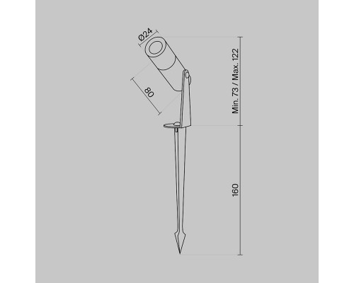 Заказать Грунтовый светильник Maytoni O050FL-L2GF3K| VIVID-LIGHT.RU