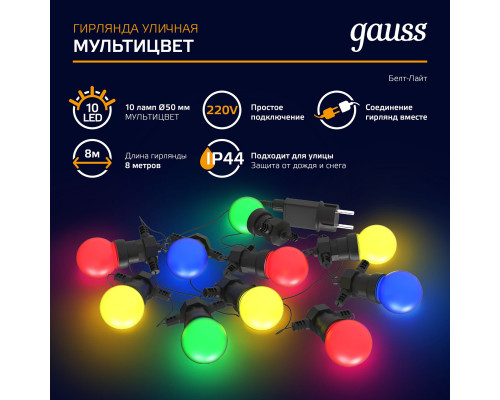 Заказать Белт-Лайт Gauss HL060| VIVID-LIGHT.RU
