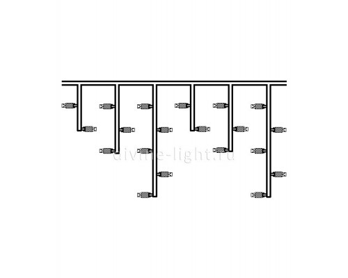Купить Светодиодная бахрома Laitcom ECC100-10-8M| VIVID-LIGHT.RU