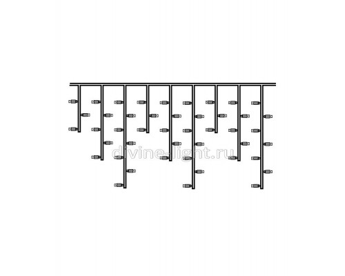 Оформить заказ Светодиодная бахрома Laitcom PIL150-11-2R| VIVID-LIGHT.RU