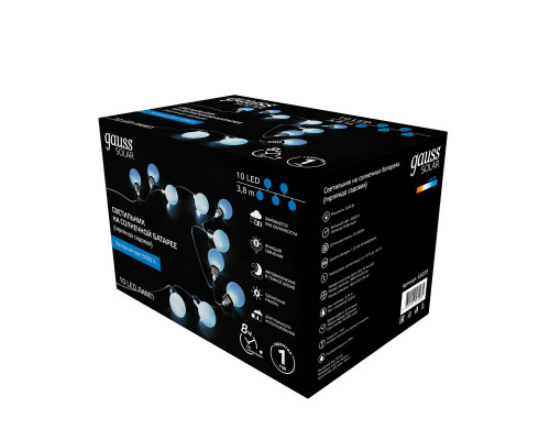 Заказать Светодиодная гирлянда Gauss GS033| VIVID-LIGHT.RU