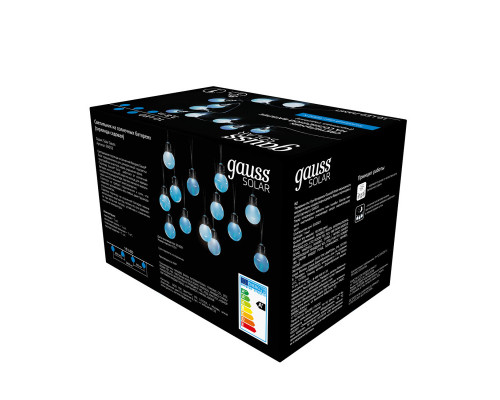 Заказать Светодиодная гирлянда Gauss GS033| VIVID-LIGHT.RU