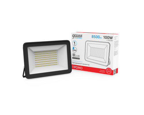 Оформить заказ Прожектор Gauss 613100100P| VIVID-LIGHT.RU