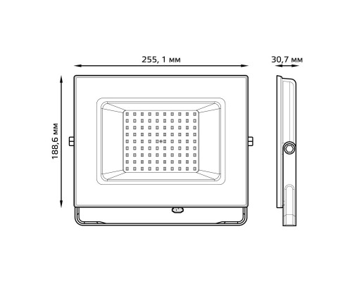 Оформить заказ Прожектор Gauss 613100100P| VIVID-LIGHT.RU