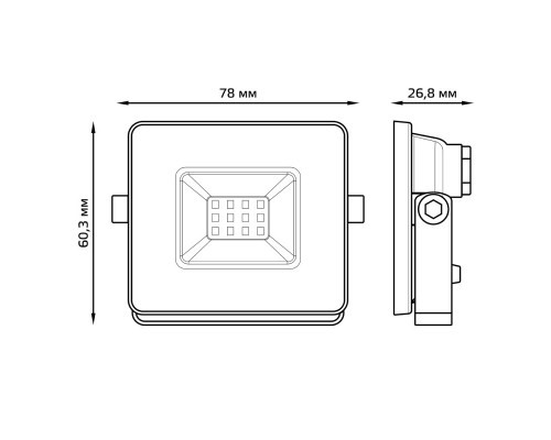 Оформить заказ Прожектор Gauss 613100310| VIVID-LIGHT.RU