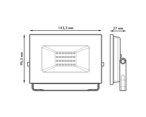 Заказать Прожектор Gauss 613100330| VIVID-LIGHT.RU
