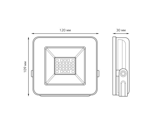 Заказать Прожектор Gauss 613100320P| VIVID-LIGHT.RU