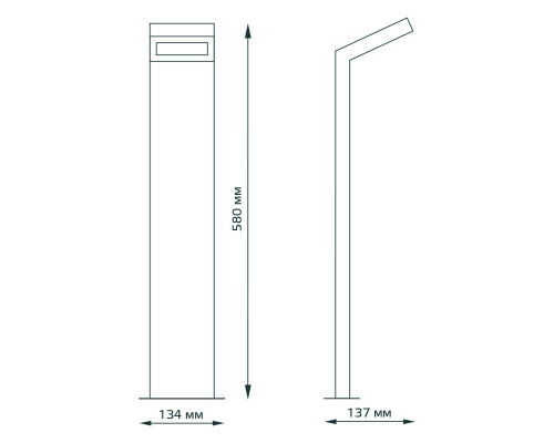 Оформить заказ Садово-парковый светильник Gauss GD110| VIVID-LIGHT.RU
