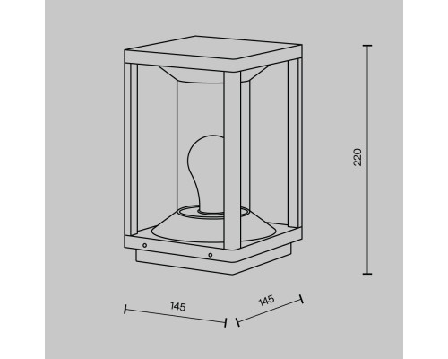Заказать Садово-парковый светильник Maytoni O452FL-01GF| VIVID-LIGHT.RU