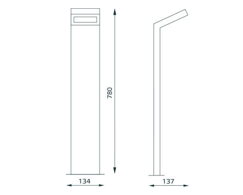 Купить Садово-парковый светильник Gauss GD111| VIVID-LIGHT.RU