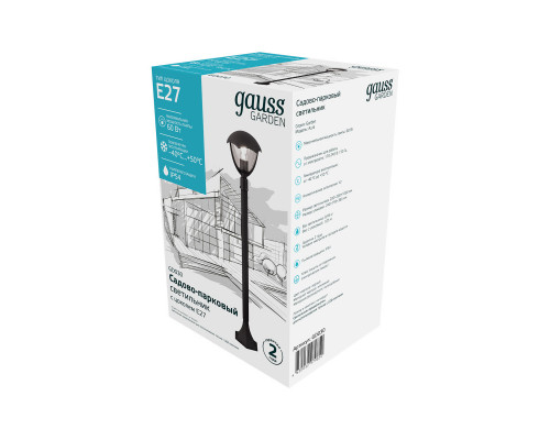 Заказать Садово-парковый светильник Gauss GD030| VIVID-LIGHT.RU