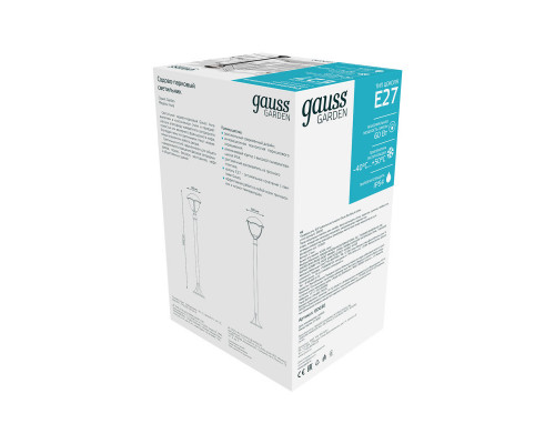 Заказать Садово-парковый светильник Gauss GD030| VIVID-LIGHT.RU