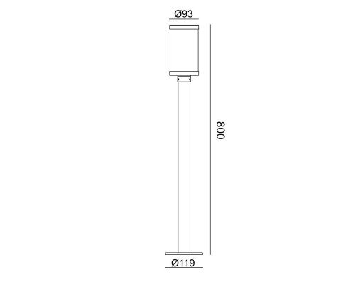 Сделать заказ Садово-парковый светильник Escada 30003G/02| VIVID-LIGHT.RU