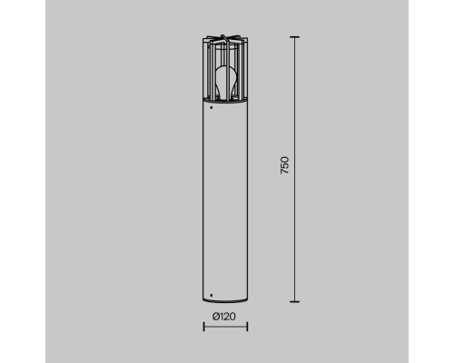 Оформить заказ Садово-парковый светильник Maytoni O453FL-01GF| VIVID-LIGHT.RU